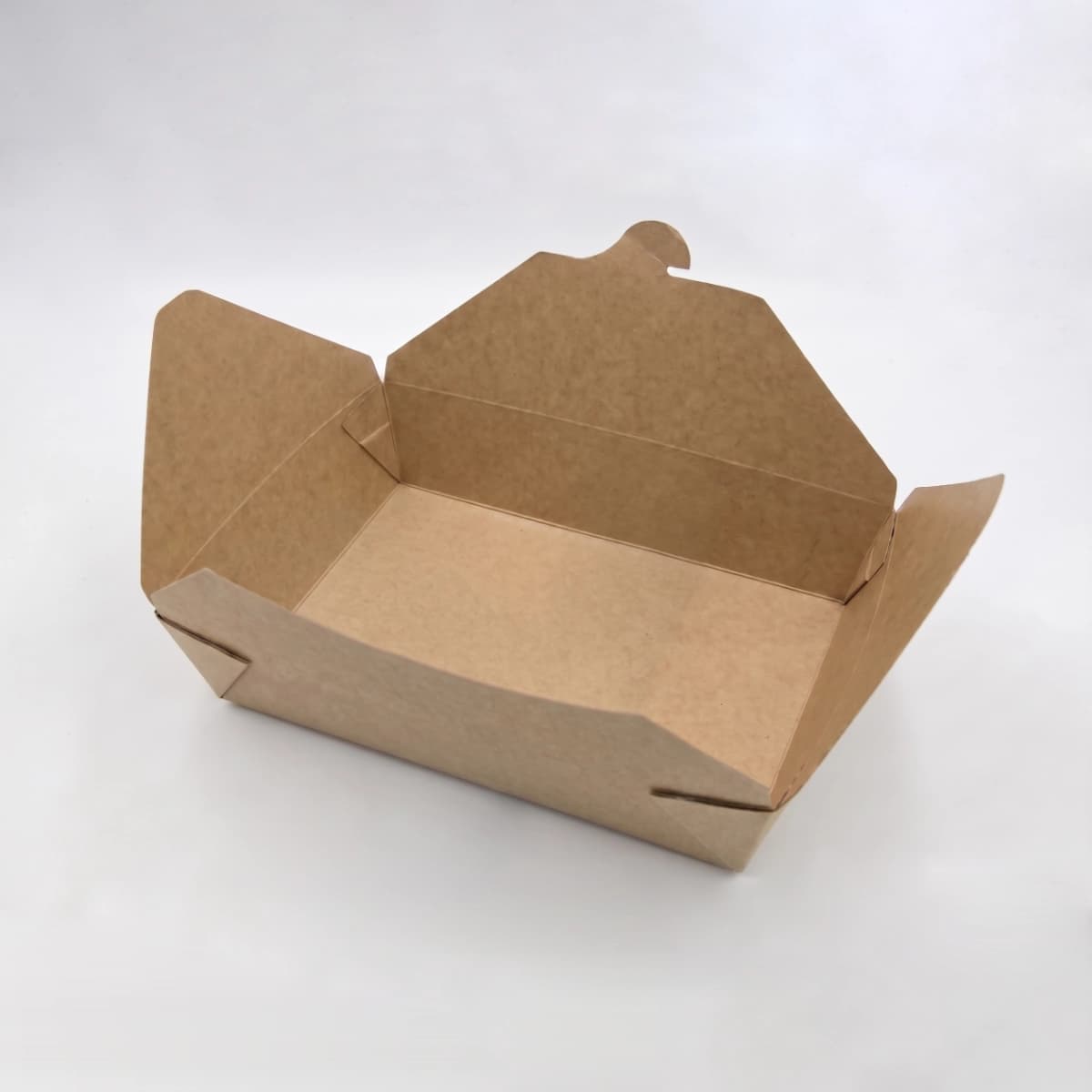 Caja de Papel Kraft Cuadrada con Solapa